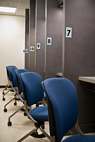 Our Medical Transcription Professionals are not crammed into cubicles like this